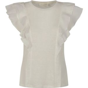 Zimmermann, Dames, Tops, Wit, Maat: S Linnen,