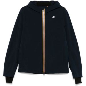 K-Way, Heren, Jassen, Blauw, Maat: XL Fleece,