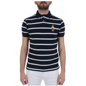 Ralph Lauren, Heren, Tops, Blauw, Maat: S Katoen,