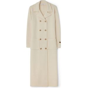 Busnel, Dames, Mantels, Beige, Maat: L Wol,