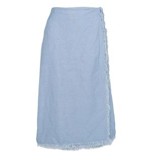 Hést, Dames, Rokken, Blauw, Maat: XS Linnen,