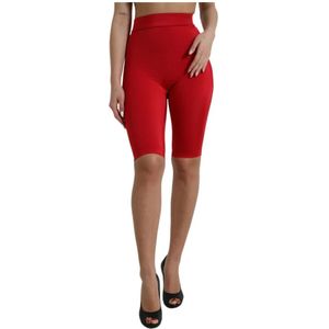 Dolce & Gabbana - HighWaisted - Leggings - Rood