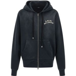 Amiri, Heren, Sweatshirts & Hoodies, Zwart, Maat: XL Katoen,