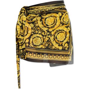 Versace, Dames, Badkleding, Geel, Maat: ONE Size Katoen,