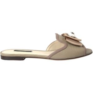 Dolce & Gabbana, Dames, Schoenen, Beige, Maat: 35 EU