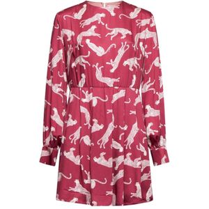 Silvian Heach, Dames, Jurken, Veelkleurig, Maat: 2XS Viscose,