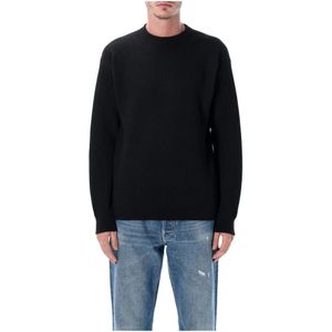 Auralee, Heren, Truien, Zwart, Maat: 2XL Wol,