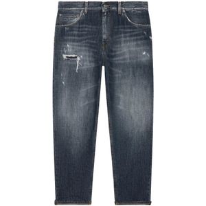 Dondup, Heren, Jeans, Grijs, Maat: W30