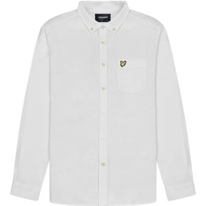 Lyle & Scott, Heren, Overhemden, Wit, Maat: XL Katoen,