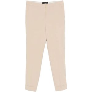 Etro, Dames, Broeken, Beige, Maat: M