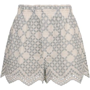 Raquel Diniz, Dames, Korte broeken, Wit, Maat: M Katoen,