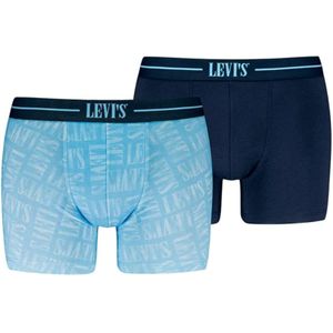 Levis - Boxershorts - Blauw - 2-Pack