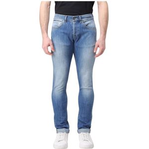 Dondup - Slim-fit Jeans - Blauw - Denim - Vijf-pocket Ontwerp