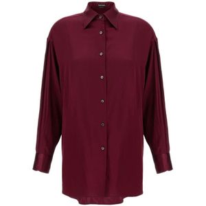 Tom Ford, Dames, Blouses & Shirts, Rood, Maat: S