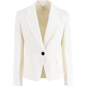 Brunello Cucinelli, Dames, Jassen, Beige, Maat: M Katoen,