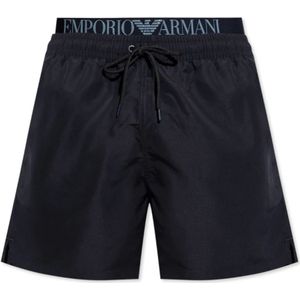 Emporio Armani, Heren, Badkleding, Blauw, Maat: XS