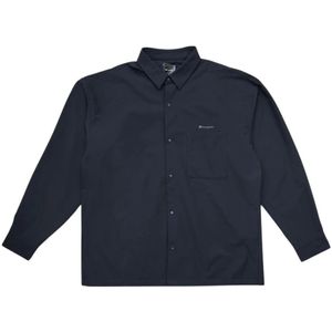 Champion, Heren, Overhemden, Blauw, Maat: S