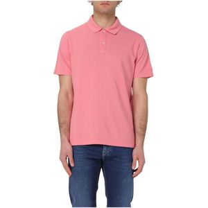 Paul & Shark, Heren, Tops, Roze, Maat: 2XL Katoen,