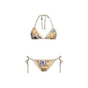 Zimmermann Geprinte bikini , Multicolor , Dames , Maat: L