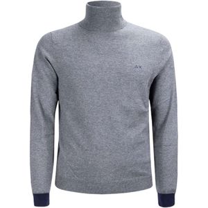 Sun68, Heren, Truien, Grijs, Maat: XL