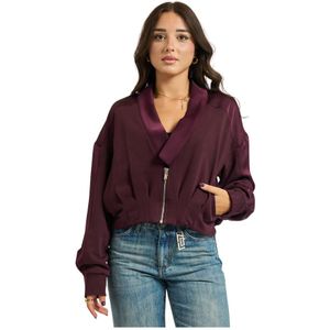 Jijil, Dames, Sweatshirts & Hoodies, Rood, Maat: 2XS