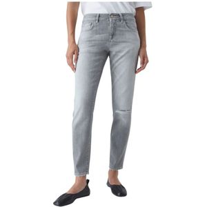 Closed, Dames, Jeans, Grijs, Maat: W27 Denim,