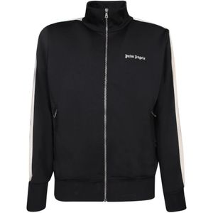 Palm Angels - Blazer - Zwart - 100% Polyester - Opstaande Kraag