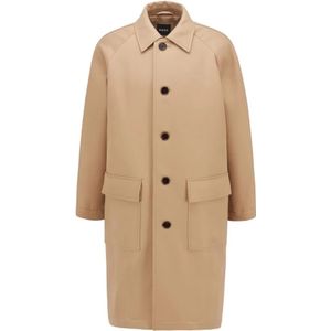 Hugo, Heren, Mantels, Beige, Maat: M Katoen,