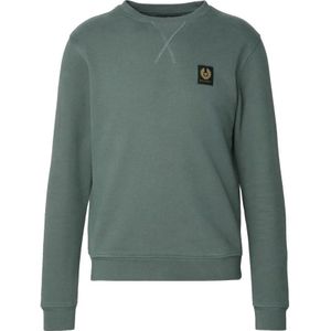 Belstaff, Heren, Sweatshirts & Hoodies, Groen, Maat: L Katoen,