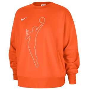 Nike, Dames, Sweatshirts & Hoodies, Oranje, Maat: M