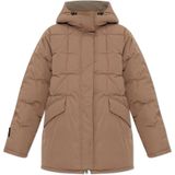 Rethinkit Studios - Regenbestendige Jas met Capuchon - Beige - Dames - Polyester