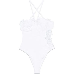 Ermanno Scervino, Dames, Badkleding, Wit, Maat: M