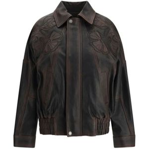 Golden Goose, Dames, Jassen, Bruin, Maat: S Viscose,