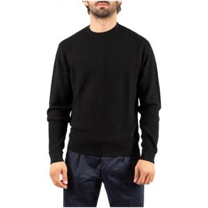 Emporio Armani, Heren, Truien, Zwart, Maat: L