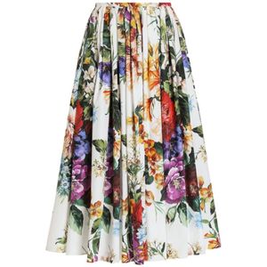 Dolce & Gabbana, Dames, Rokken, Veelkleurig, Maat: S Katoen,