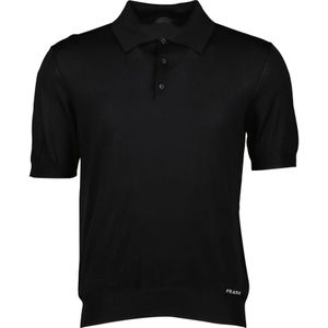 Prada, Heren, Tops, Zwart, Maat: S Zijde,