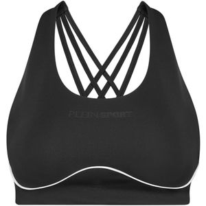 Plein Sport, Dames, Tops, Zwart, Maat: XS Polyamide,