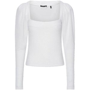 Rotate Birger Christensen, Dames, Tops, Wit, Maat: M Poliester,