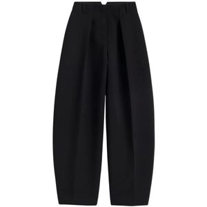 Jacquemus - Driekwartbroeken - Zwart - Viscose