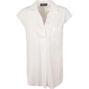 Lorena Antoniazzi, Dames, Blouses & Shirts, Beige, Maat: XS