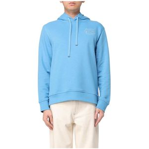 Etro, Heren, Sweatshirts & Hoodies, Blauw, Maat: S Katoen,