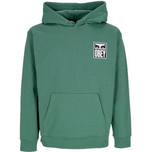 Obey, Heren, Sweatshirts & Hoodies, Groen, Maat: XL Katoen,