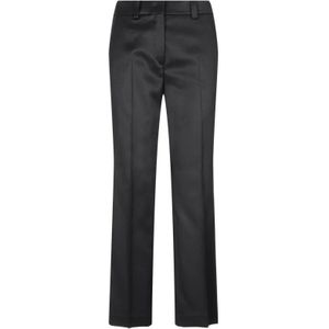 Incotex, Dames, Broeken, Zwart, Maat: XS Wol,