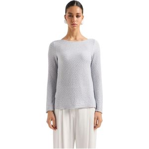 Emporio Armani, Dames, Truien, Grijs, Maat: S