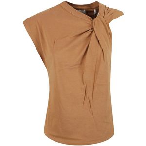 Isabel Marant, Dames, Tops, Bruin, Maat: S Katoen,