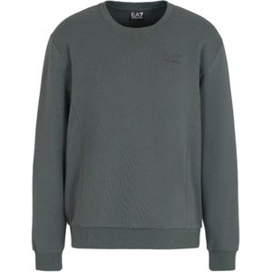 Emporio Armani, Heren, Sweatshirts & Hoodies, Groen, Maat: M