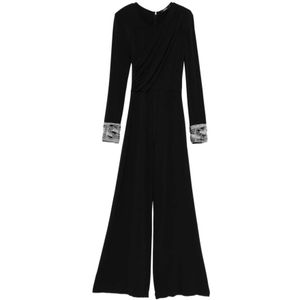 Amen, Dames, Jumpsuits & Playsuits, Zwart, Maat: S