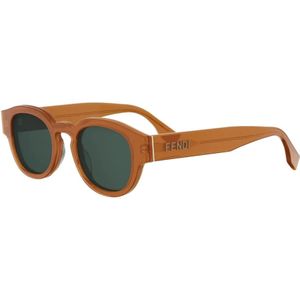Fendi, unisex, Accessoires, Oranje, Maat: 48 MM