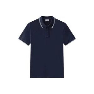 Woolrich Heren Monterey Katoenen Piqué Polo , Blue , Heren , Maat: XL