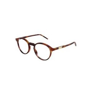 Gucci Brilmontuur , Brown , Heren , Maat: 48 MM